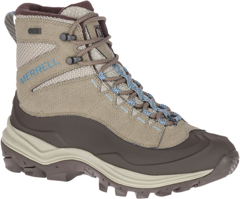 Buty Merrell Thermo Chill Mid Shell Wasserdicht - Buty Trekkingowe Damskie Merrell - Brązowe [OBUMR-